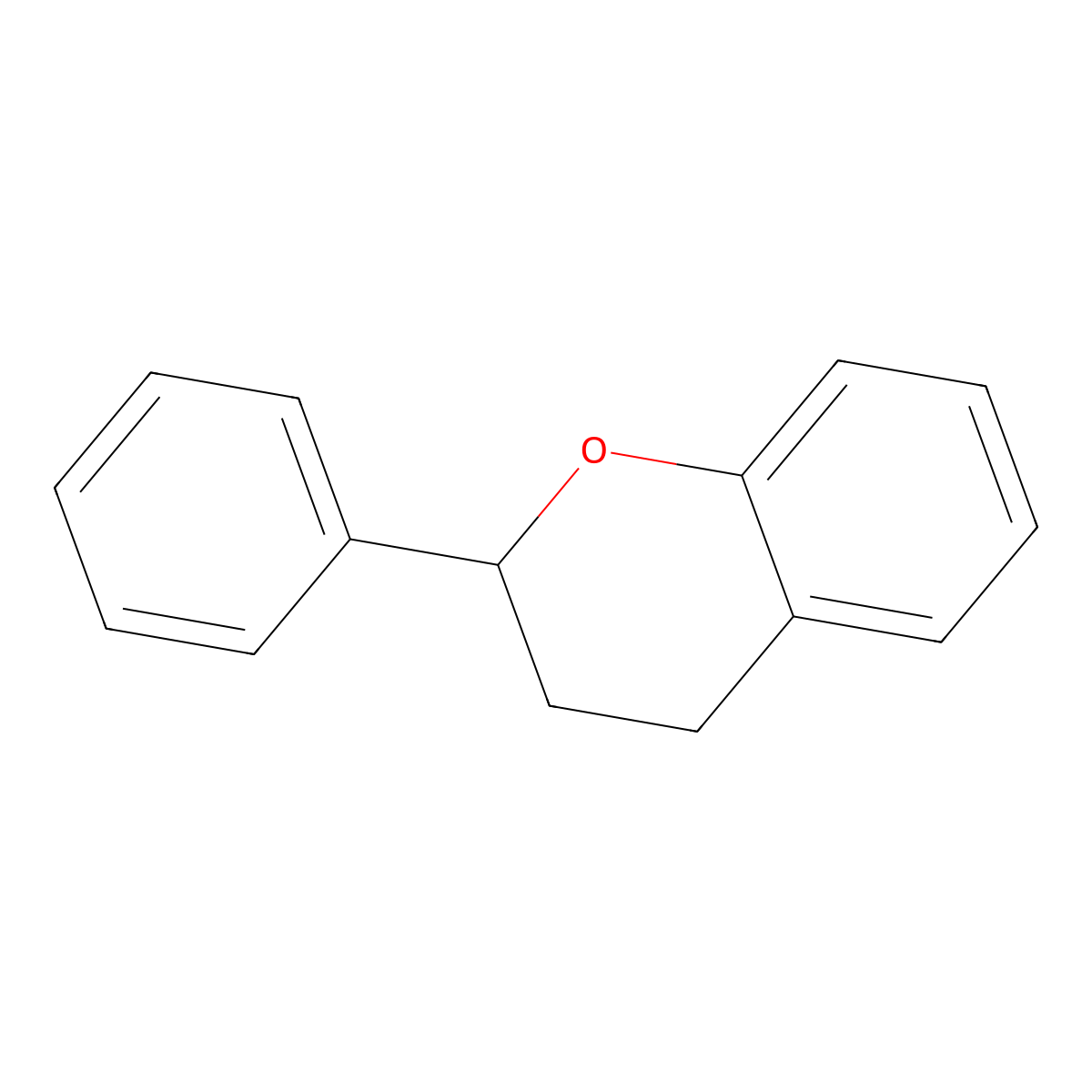 Flavan molecular structure, CAS 494-12-2