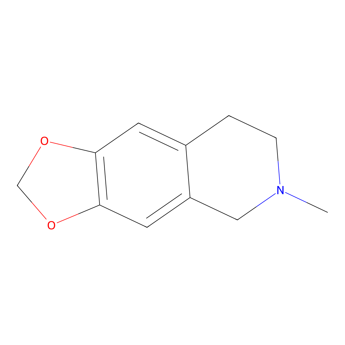 Hydrohydrastinine molecular structure, CAS 494-55-3