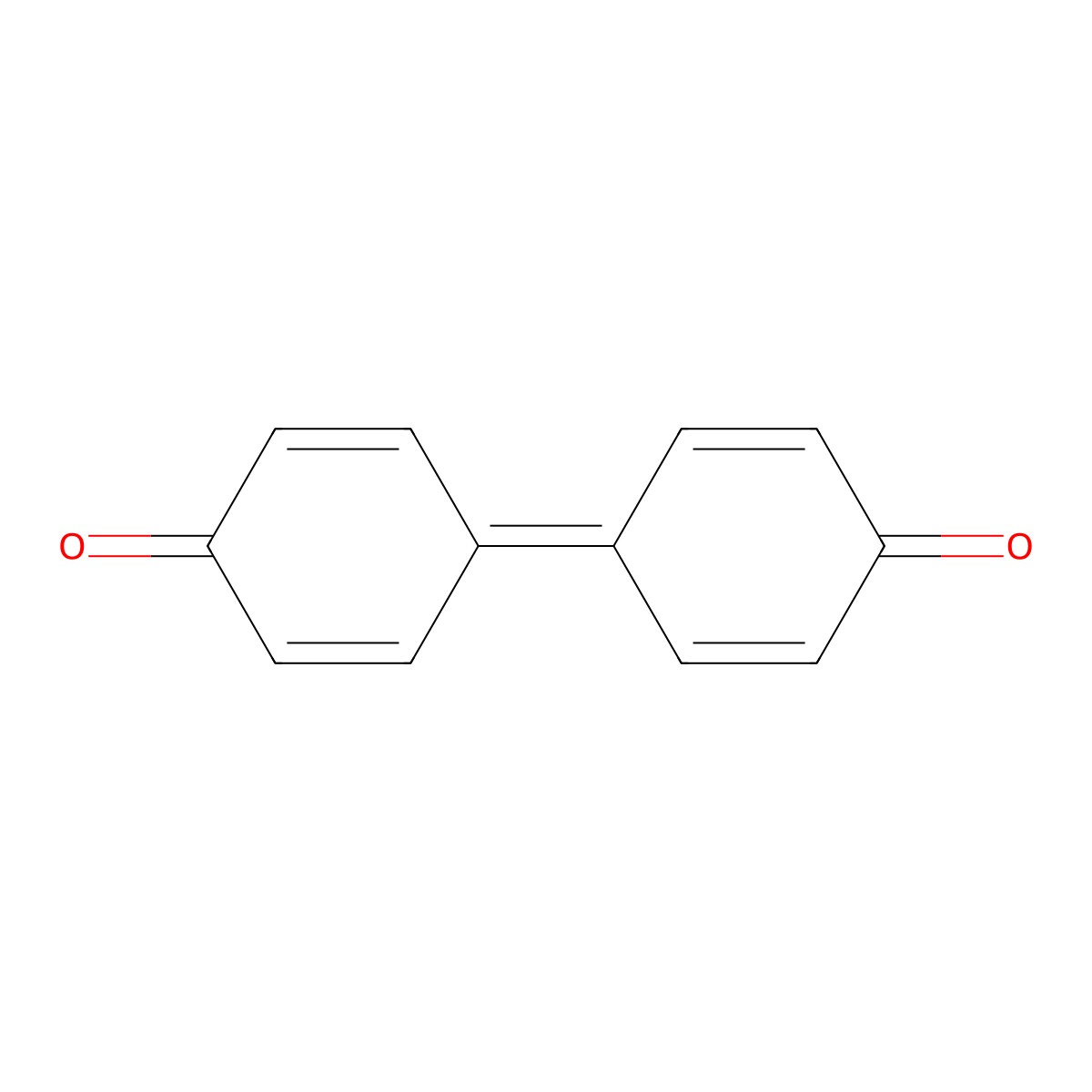 4-(4-Oxo-2,5-cyclohexadien-1-ylidene)-2,5-cyclohexadien-1-one molecular structure, CAS 494-72-4