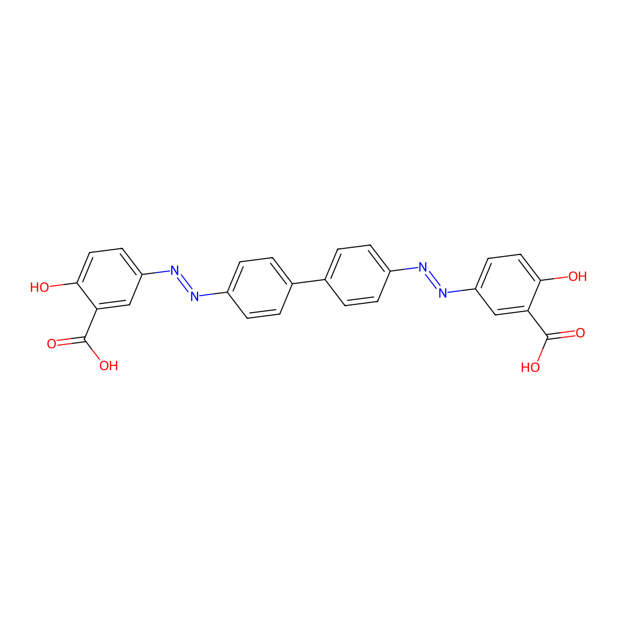 Chrysamine G molecular structure, CAS 494-77-9