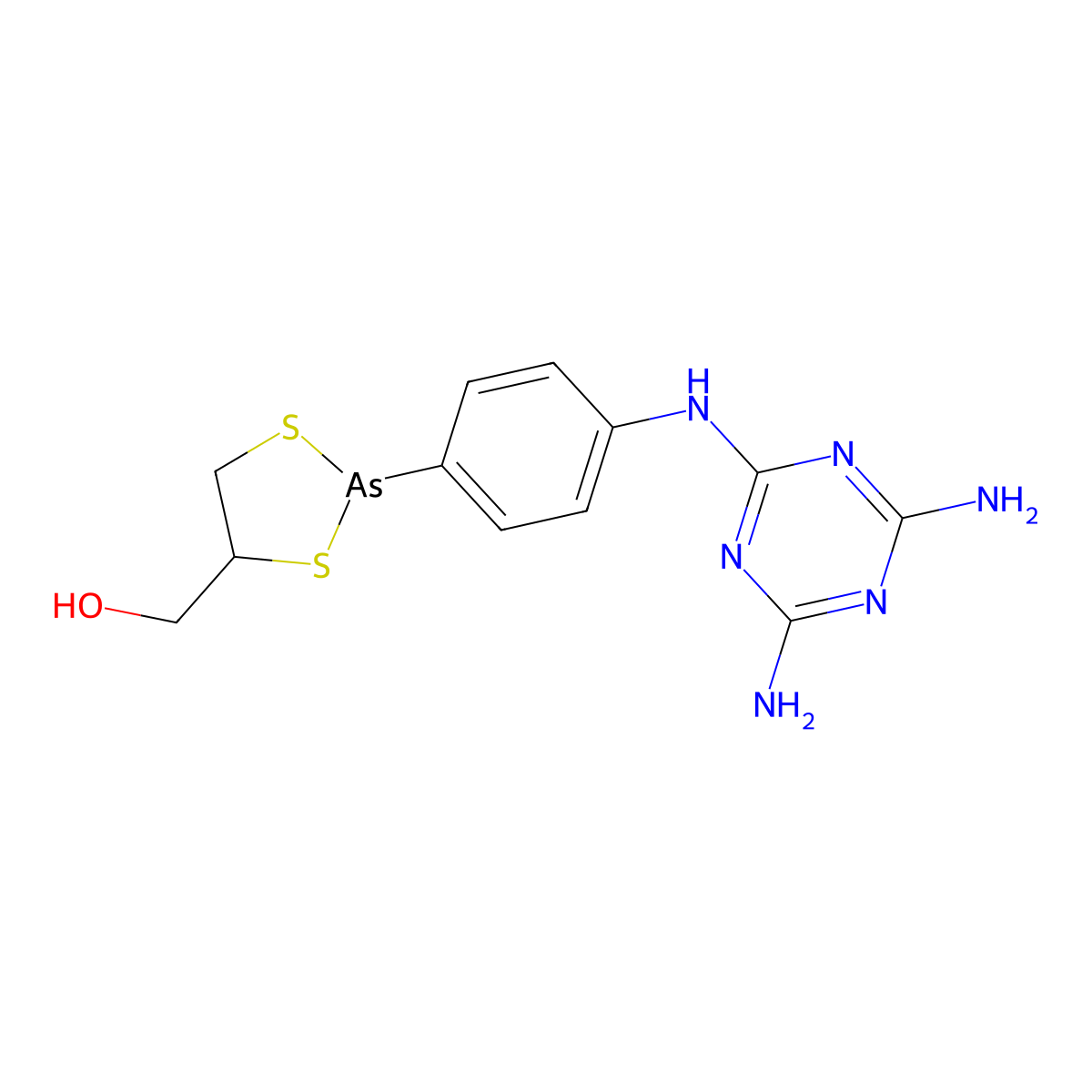 Melarsoprol molecular structure, CAS 494-79-1