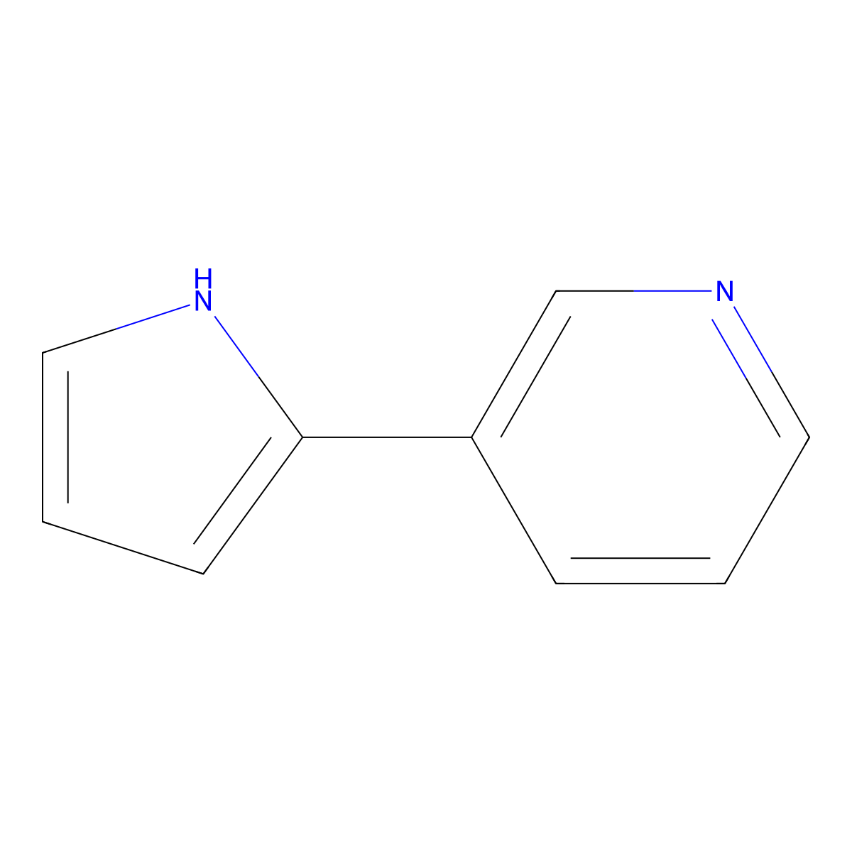 Nornicotyrine molecular structure, CAS 494-98-4