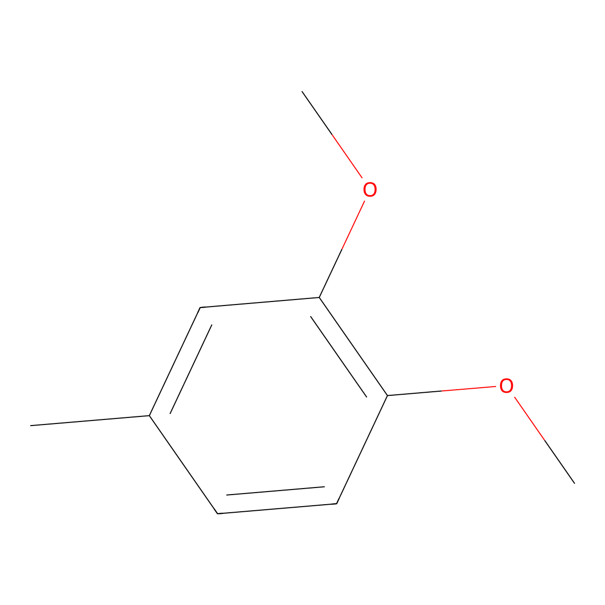3,4-Dimethoxytoluene molecular structure, CAS 494-99-5