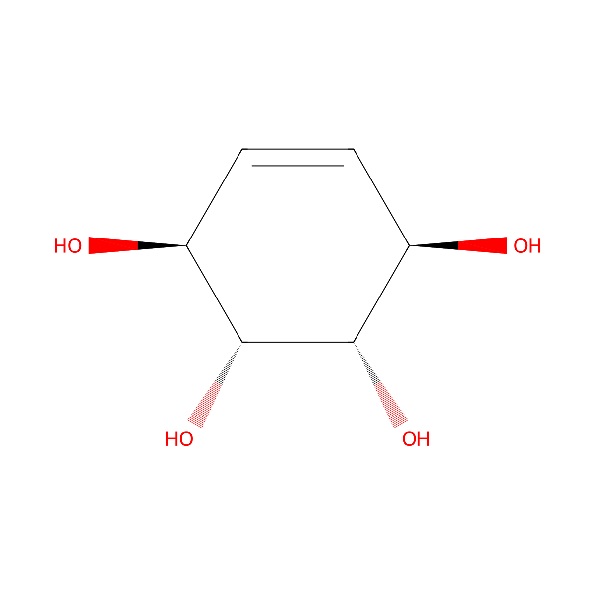 Conduritol A molecular structure, CAS 4942-61-4