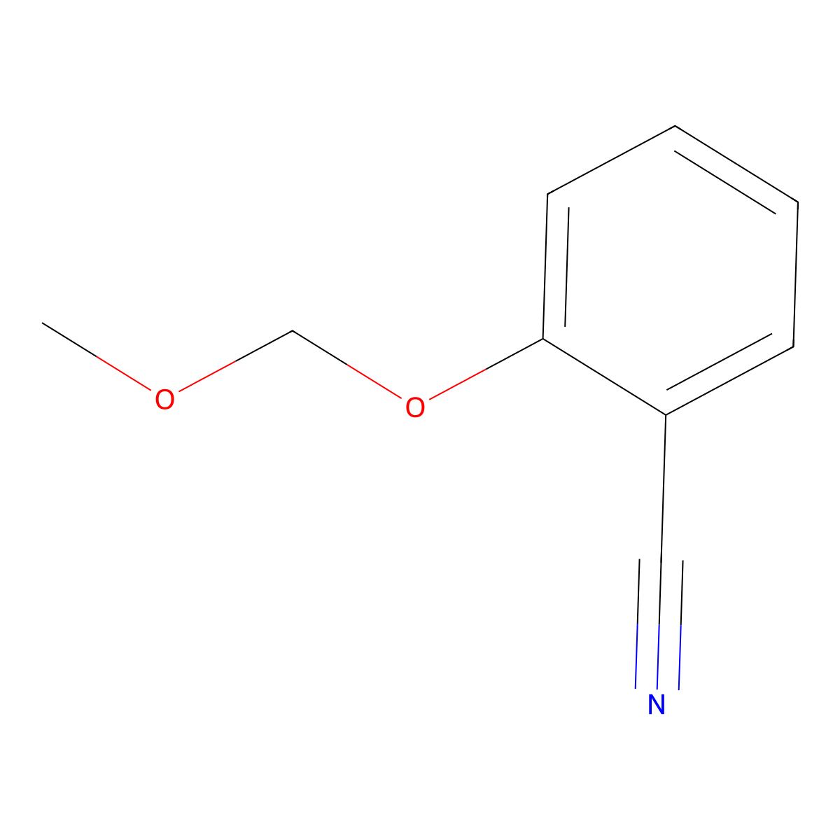 2-(Methoxymethoxy)benzonitrile molecular structure, CAS 494209-23-3