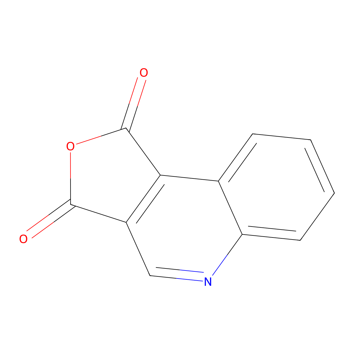 Furo(3.4-c)quinoline-1.3-dione molecular structure, CAS 4945-20-4