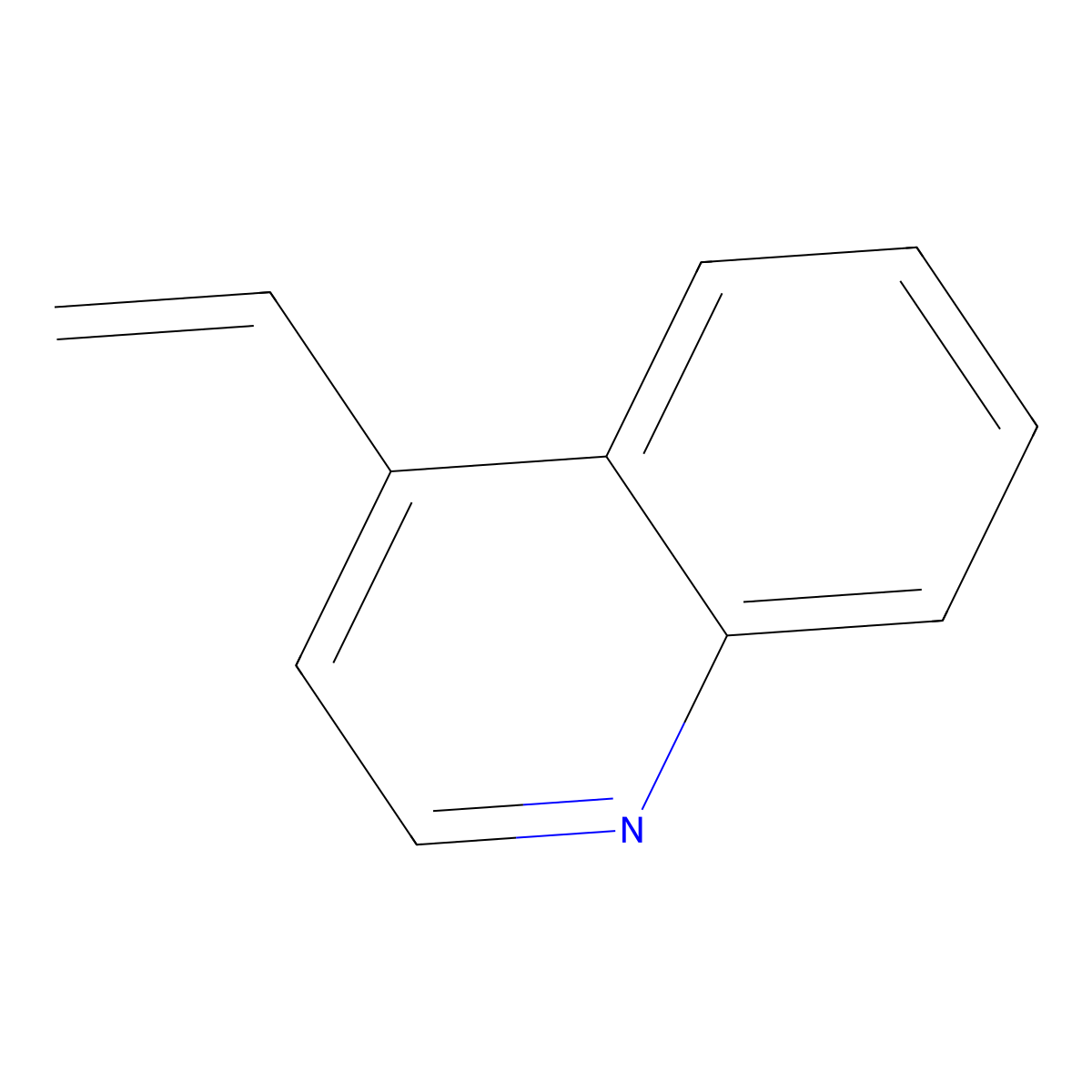 4-Ethenylquinoline molecular structure, CAS 4945-29-3