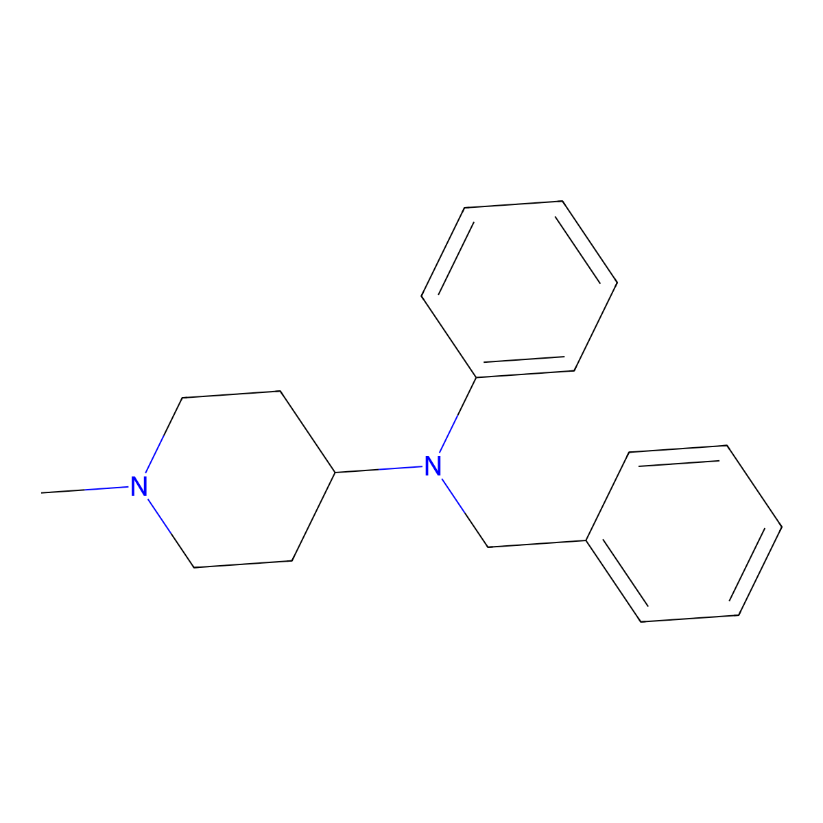 Bamipine molecular structure, CAS 4945-47-5