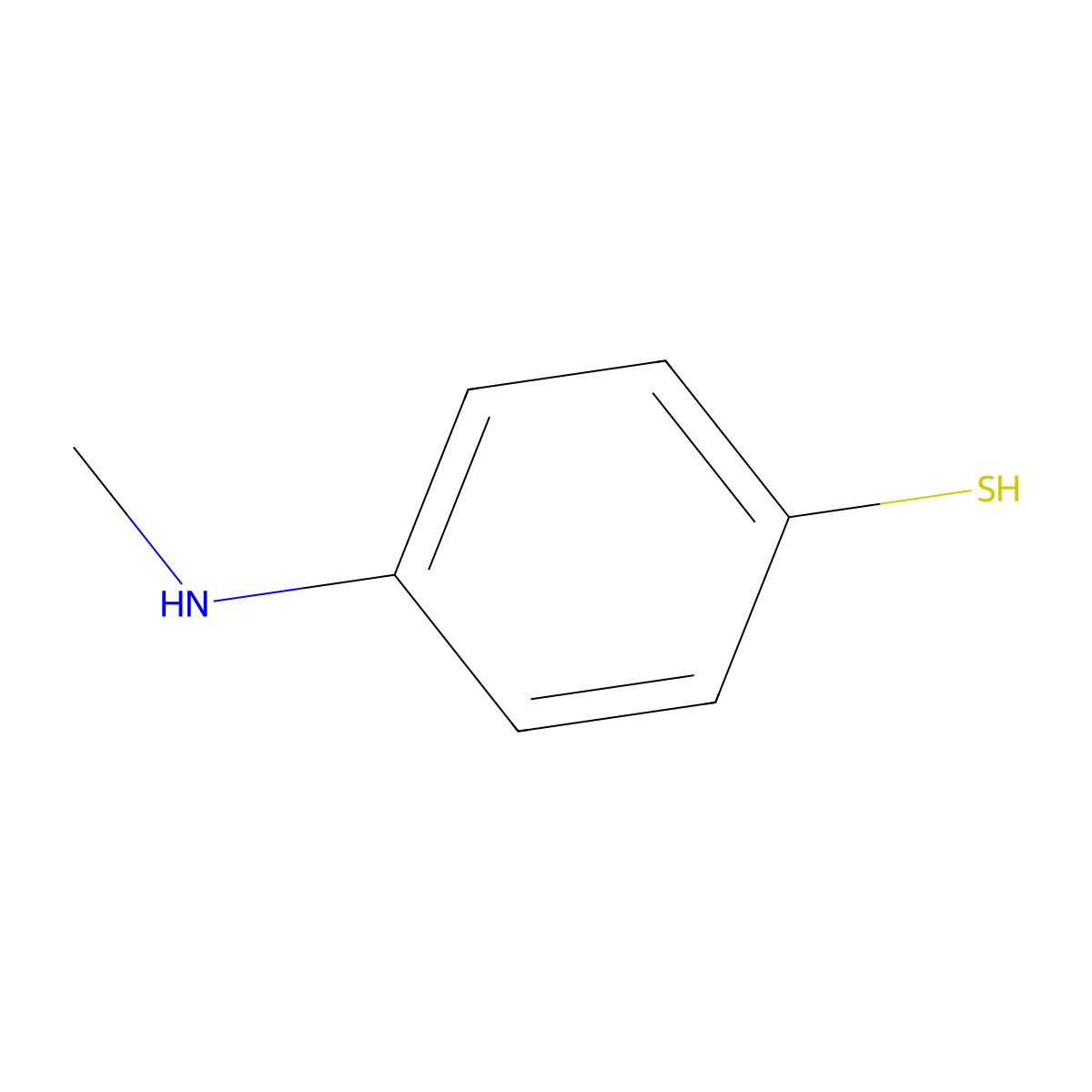 4-(Methylamino)benzene-1-thiol molecular structure, CAS 4946-21-8