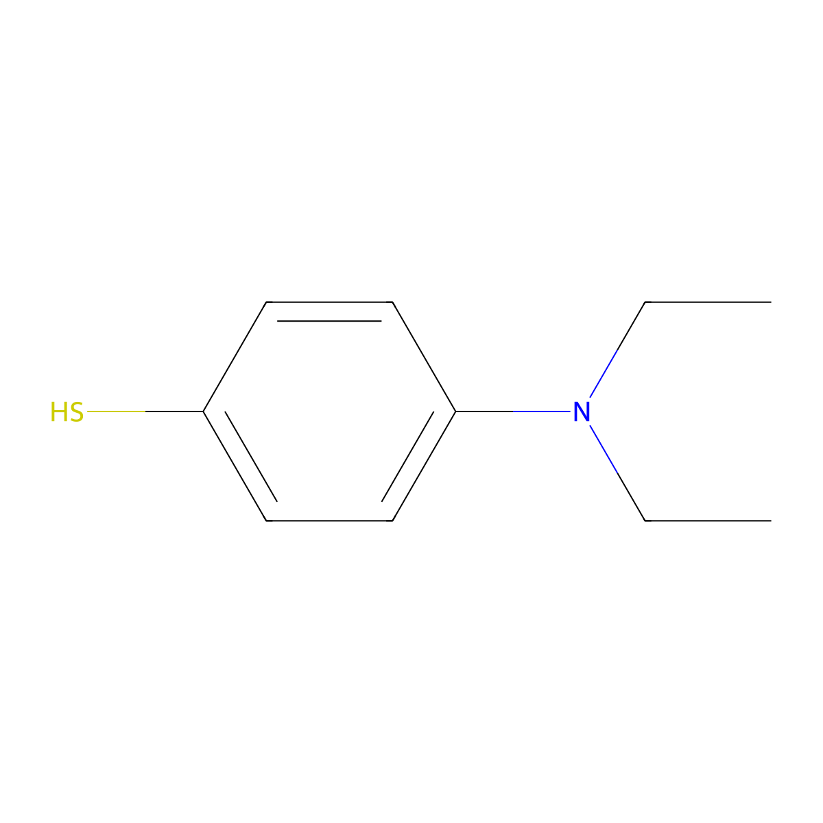 4-(Diethylamino)thiophenol molecular structure, CAS 4946-24-1