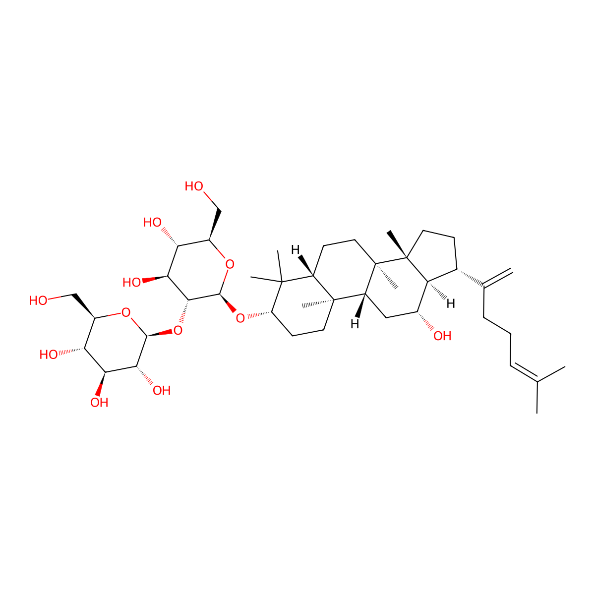 Ginsenoside Rk1 molecular structure, CAS 494753-69-4