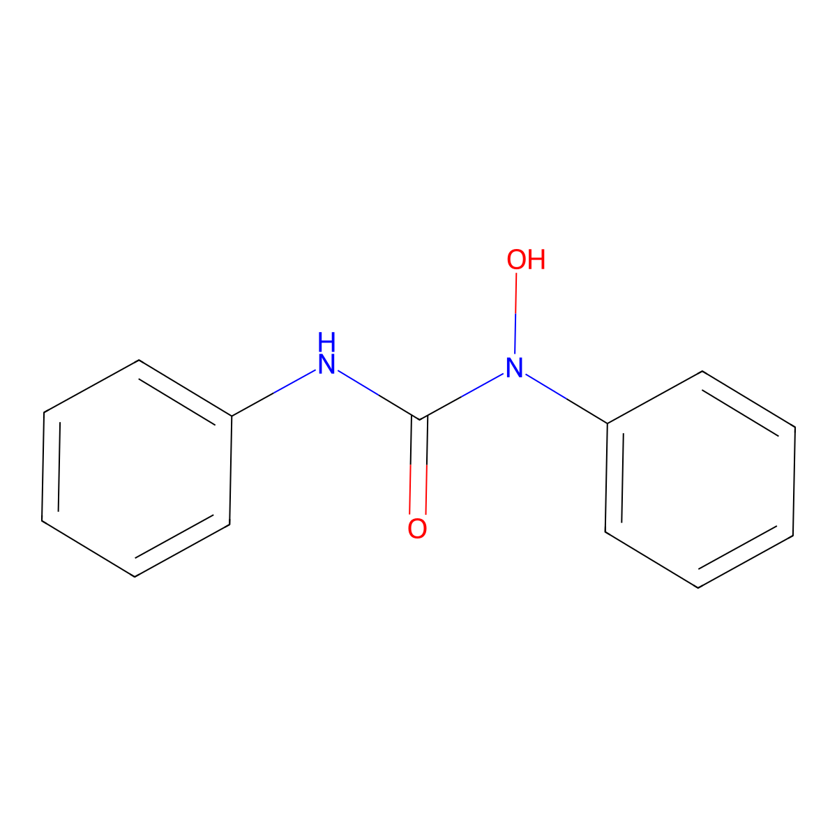 1-Hydroxy-1,3-diphenylurea molecular structure, CAS 4949-99-9