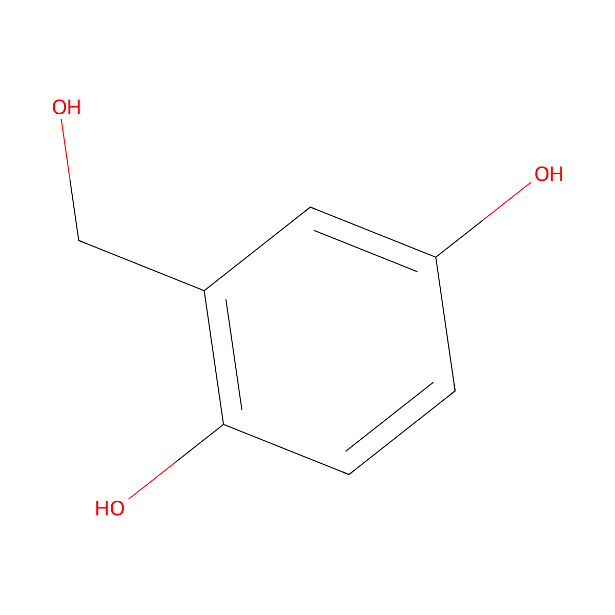 Gentisyl Alcohol molecular structure, CAS 495-08-9