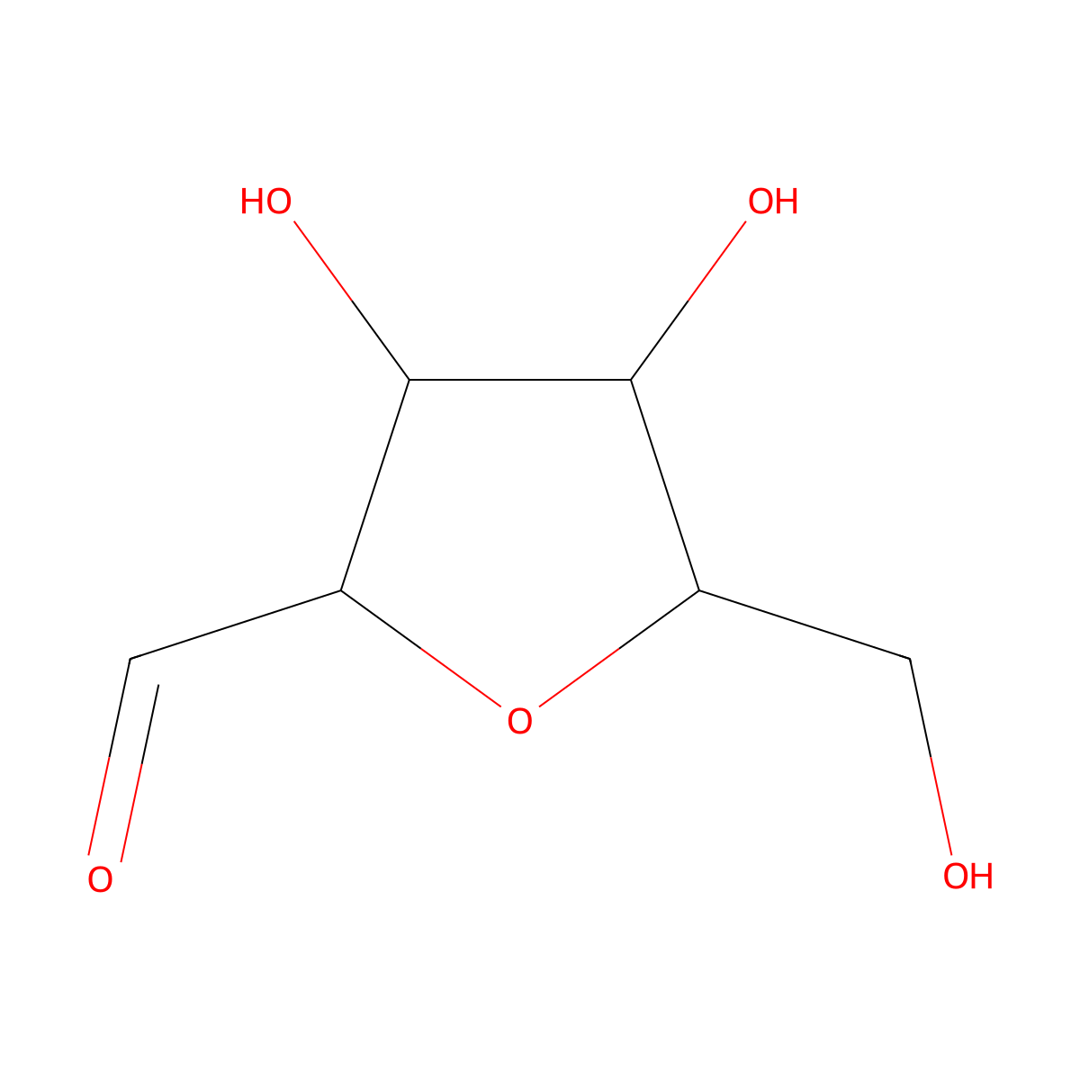 2,5-Anhydromannose molecular structure, CAS 495-75-0