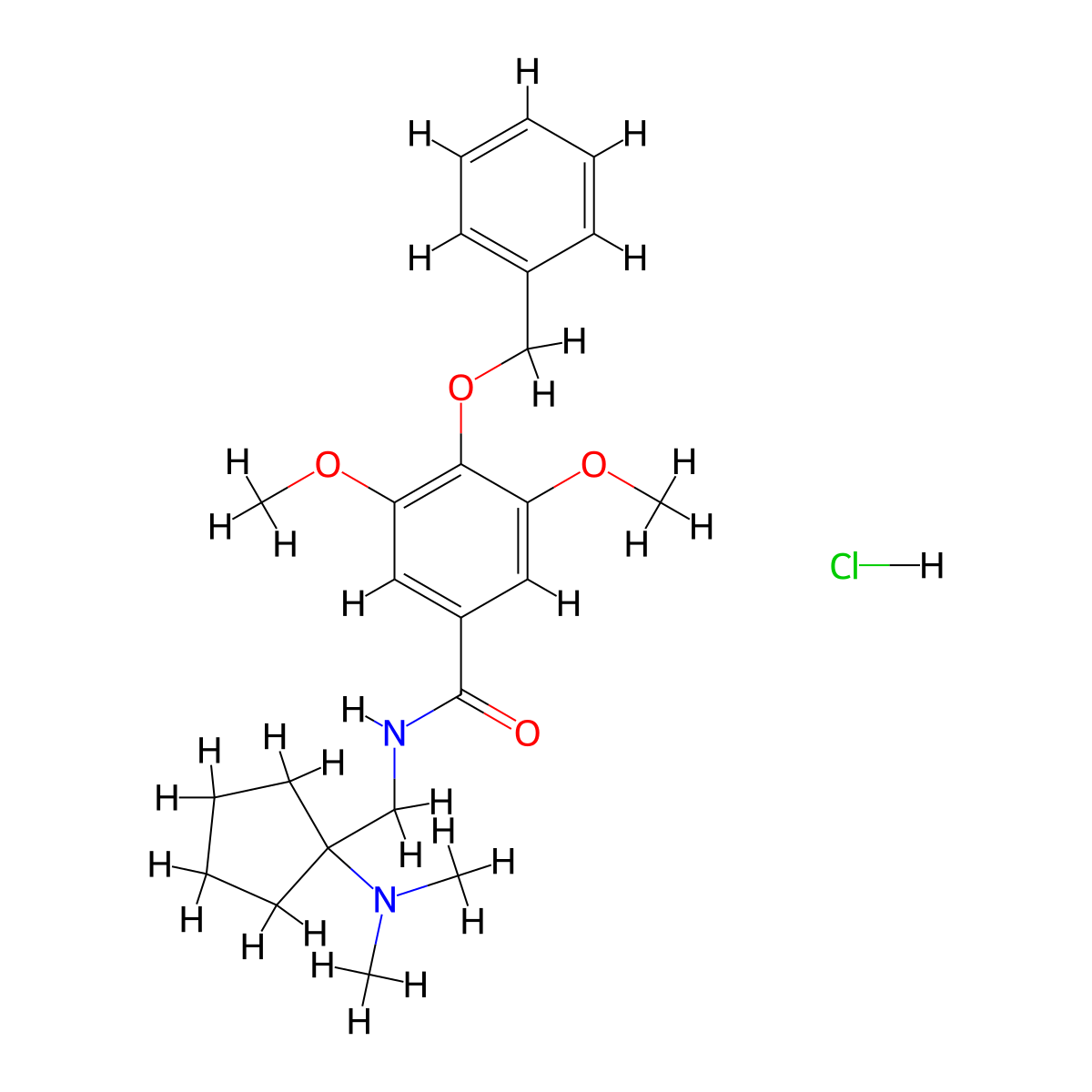 Org 25543 hydrochloride molecular structure, CAS 495076-64-7