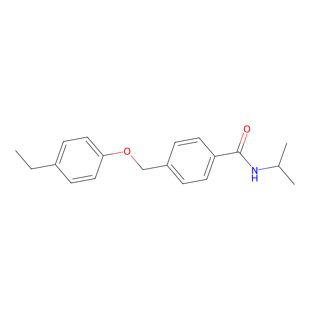 4-[(4-ethylphenoxy)methyl]-N-propan-2-ylbenzamide molecular structure, CAS 495386-97-5