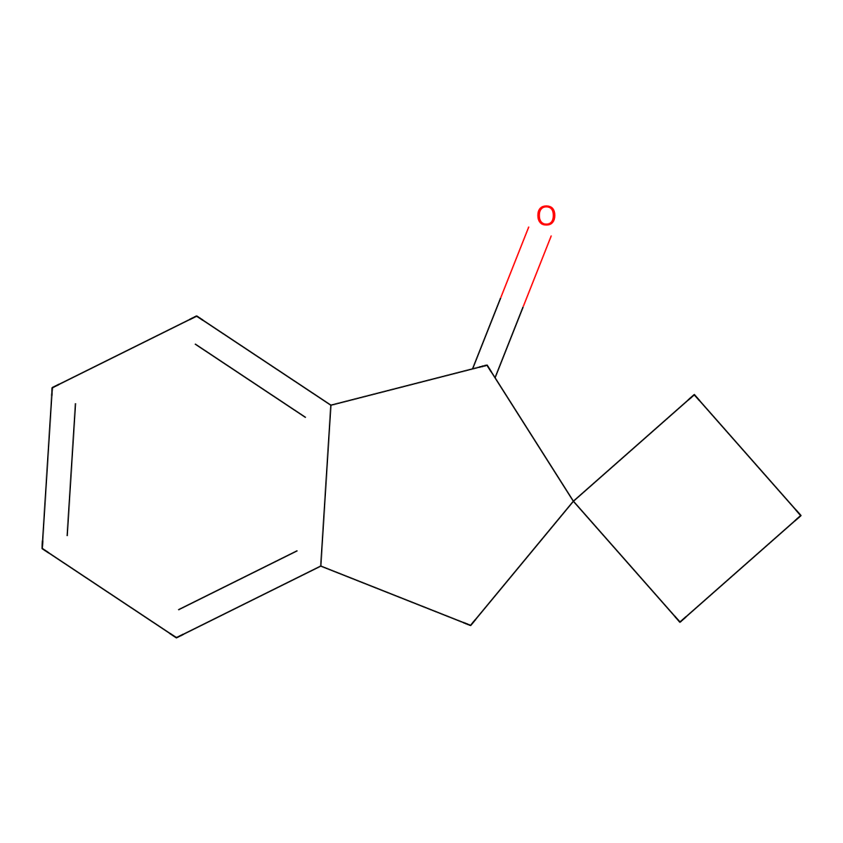 1',3'-Dihydrospiro[cyclobutane-1,2'-indene]-3'-one molecular structure, CAS 495414-28-3