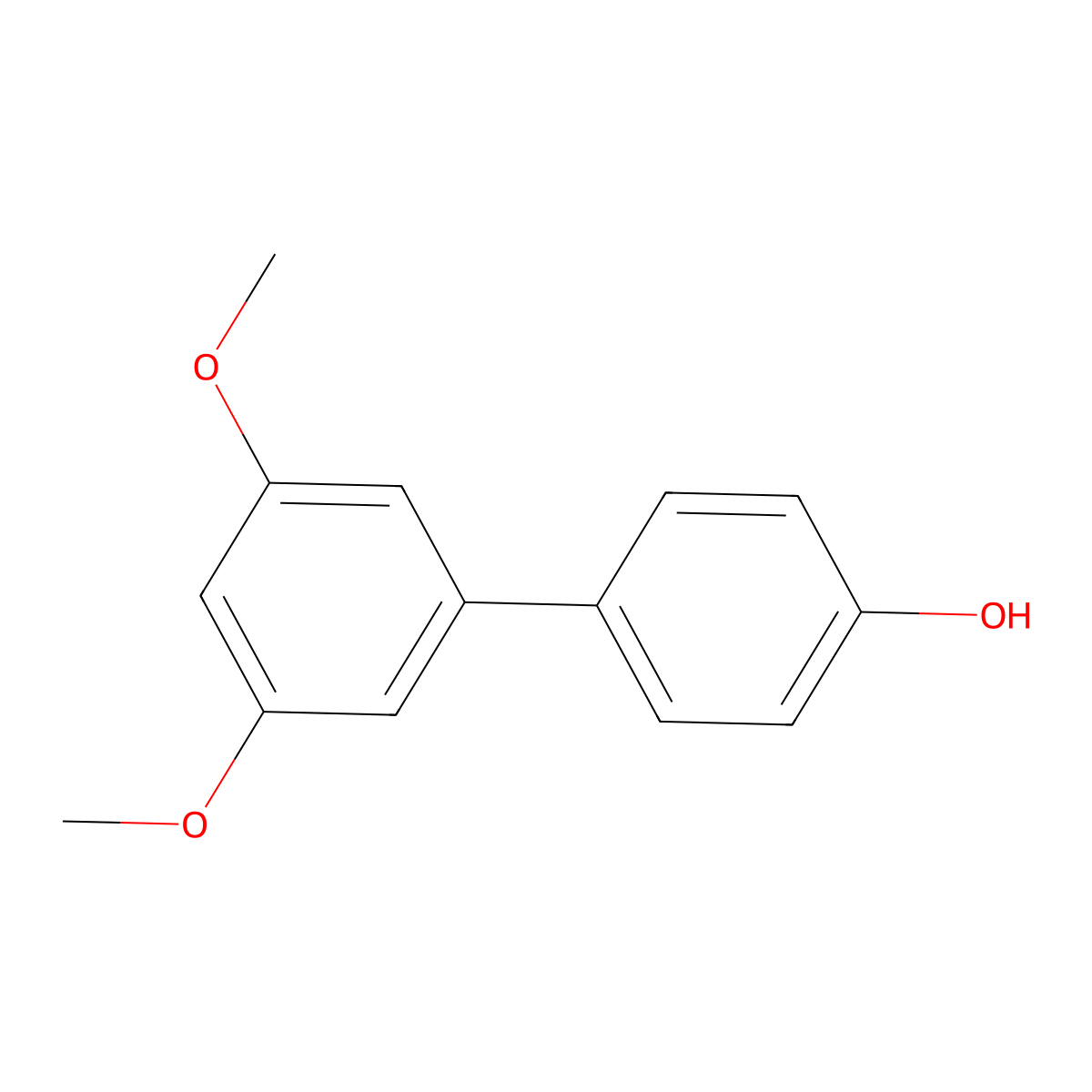 4-(3,5-Dimethoxyphenyl)phenol molecular structure, CAS 495416-58-5
