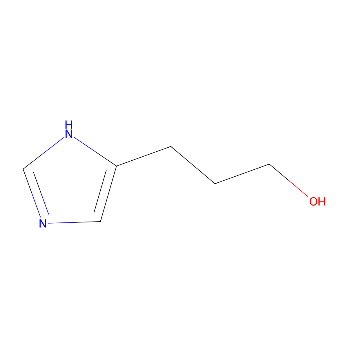 3-(1H-imidazol-4-yl)propan-1-ol molecular structure, CAS 49549-75-9