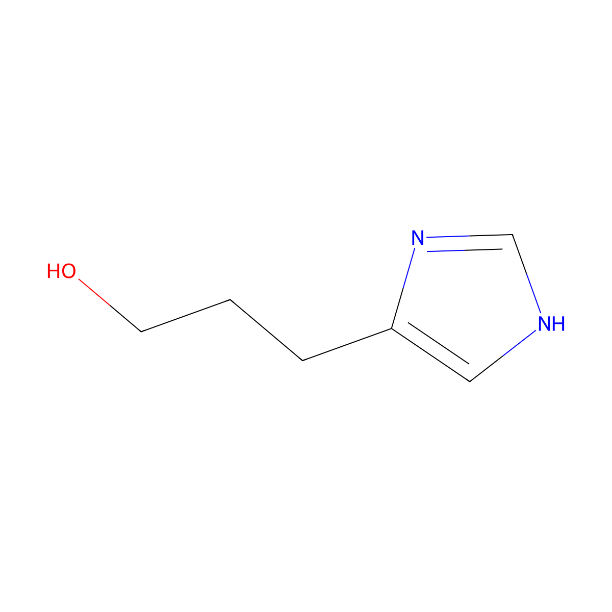 3-(1H-imidazol-4-yl)propan-1-ol molecular structure, CAS 49549-75-9