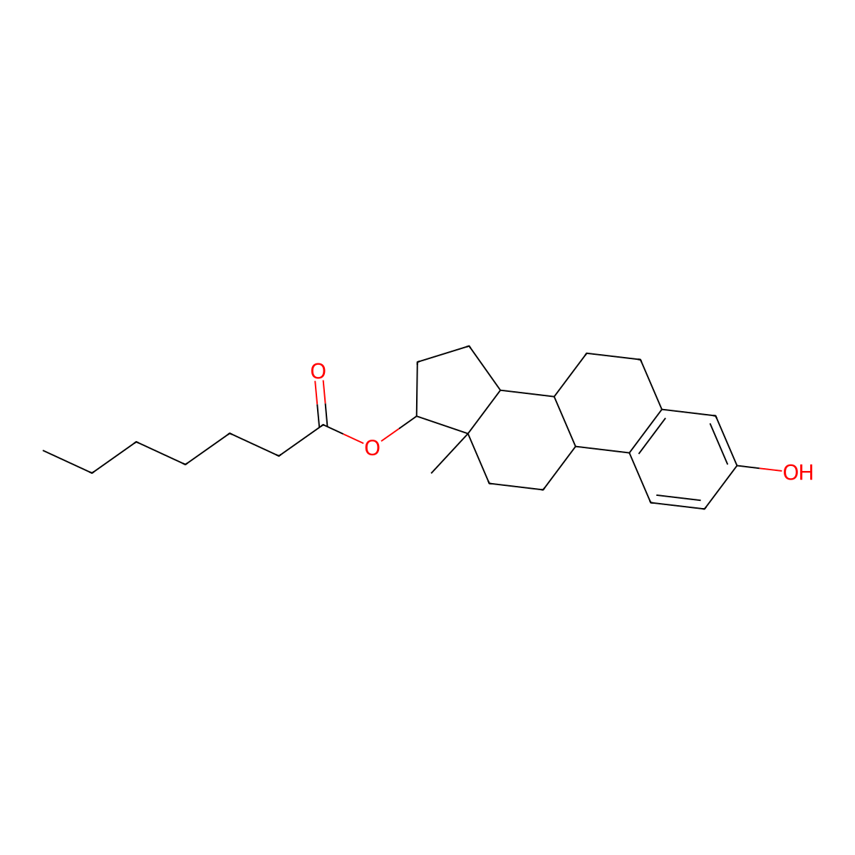 Estradiol Enanthate molecular structure, CAS 4956-37-0