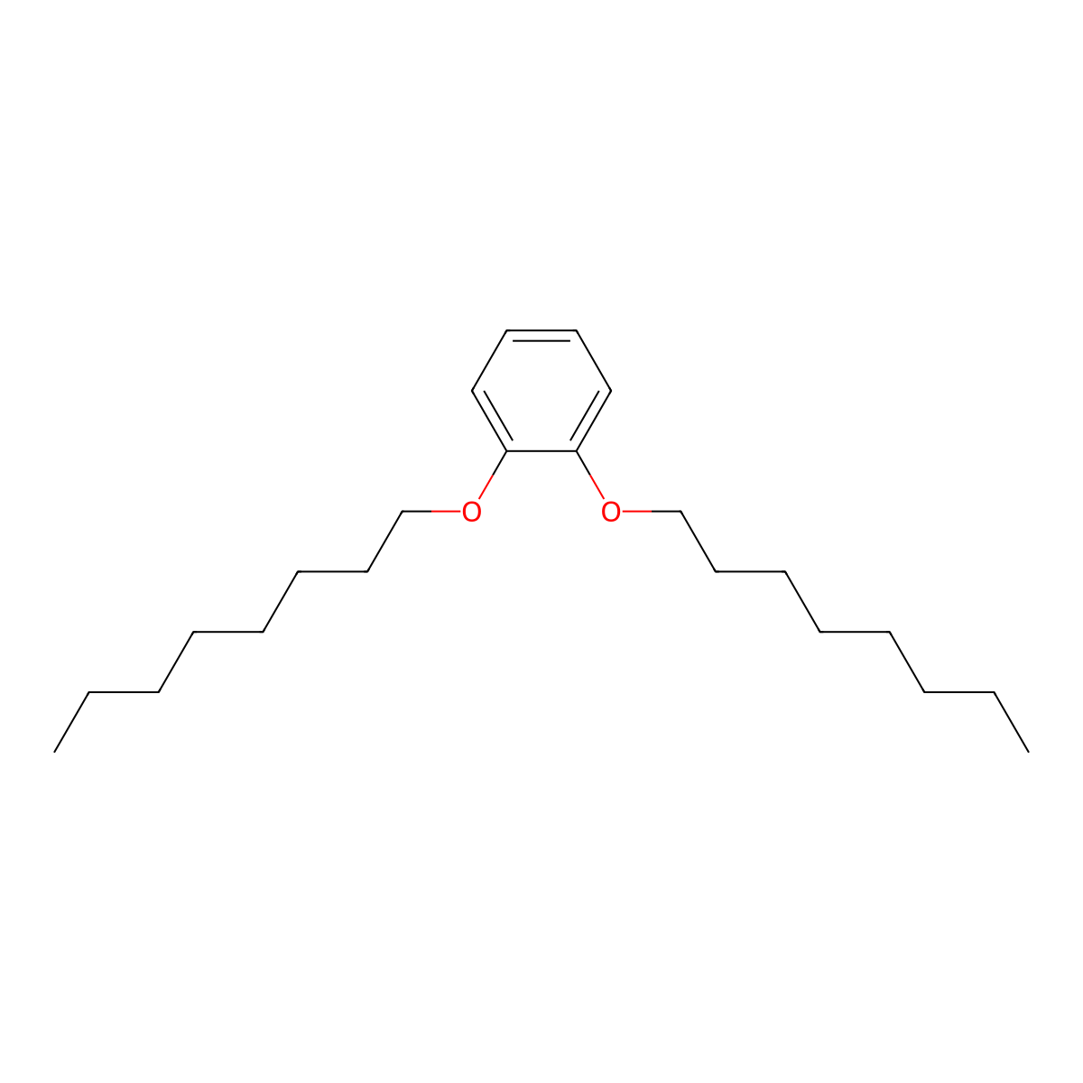1,2-Bis(octyloxy)benzene molecular structure, CAS 4956-41-6