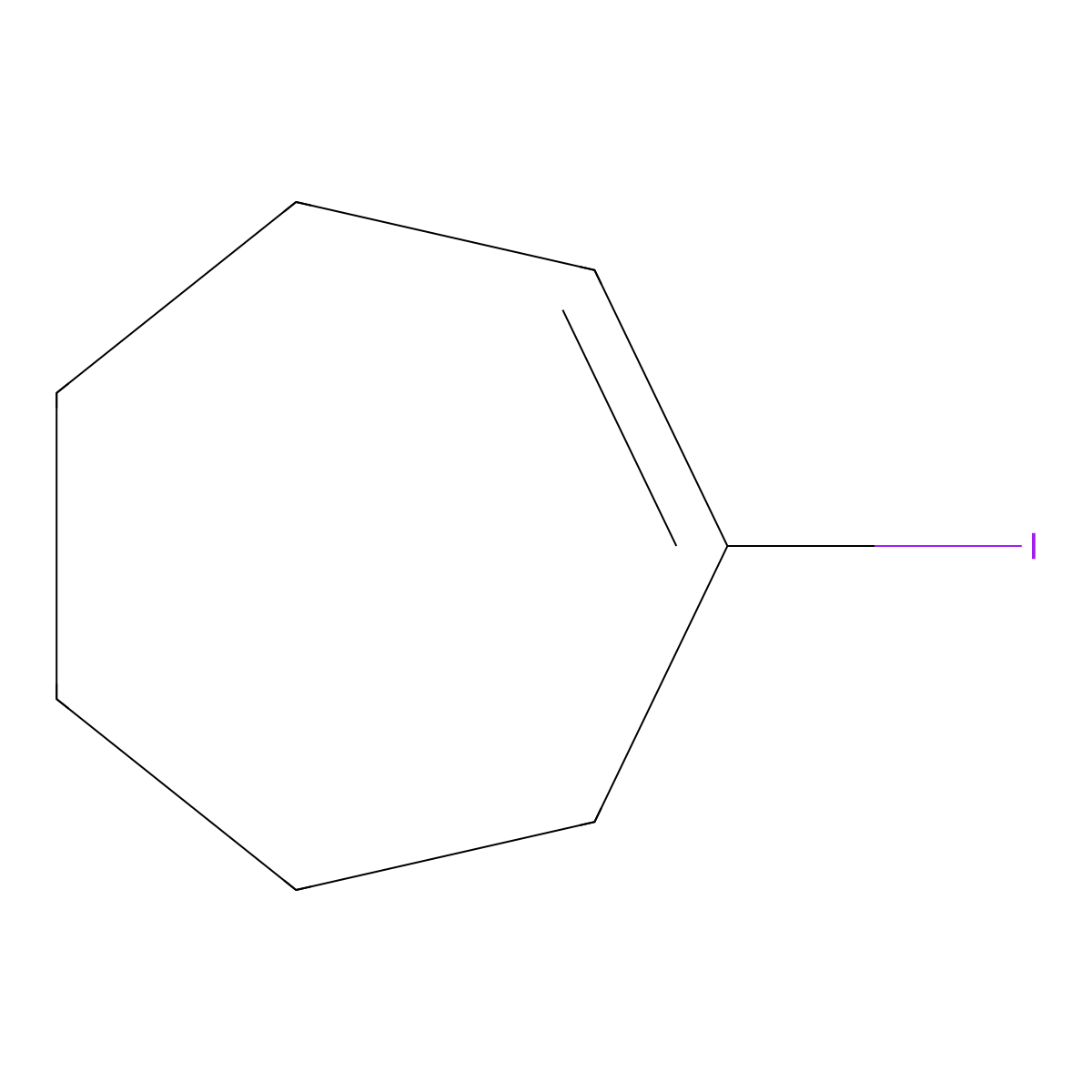 1-Iodocycloheptene molecular structure, CAS 49565-03-9