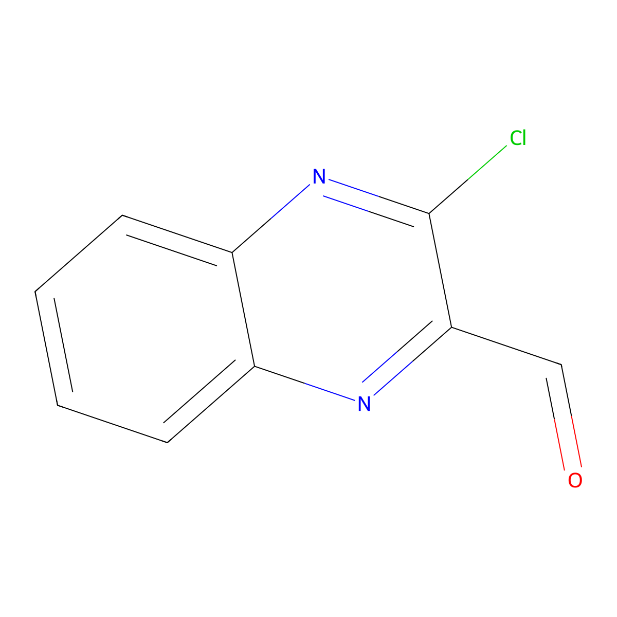 3-Chloroquinoxaline-2-carbaldehyde molecular structure, CAS 49568-68-5