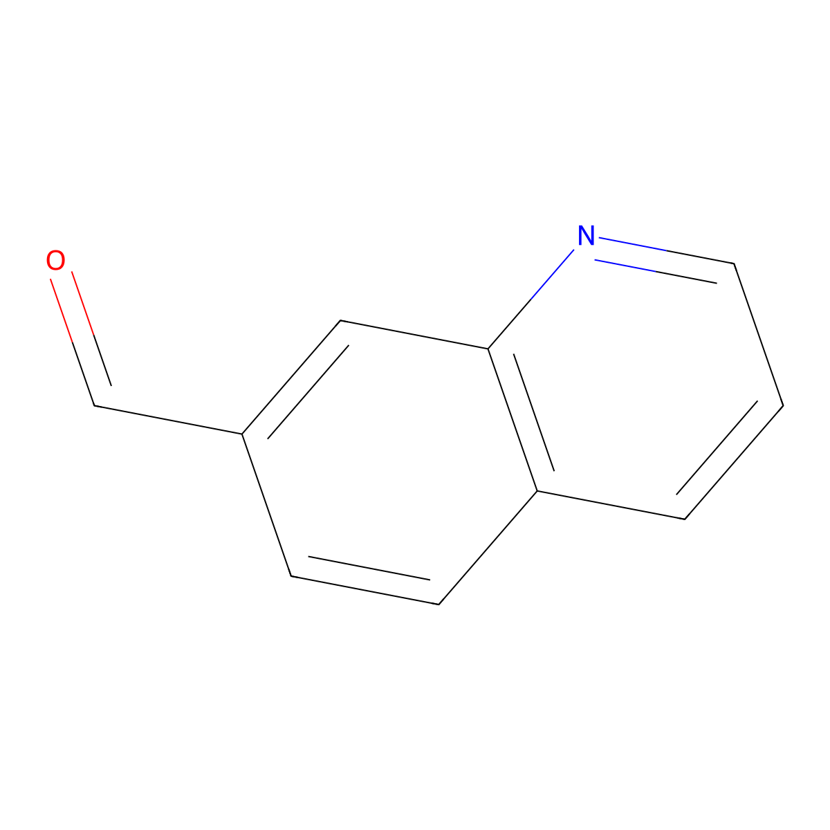 7-Quinolinecarboxaldehyde molecular structure, CAS 49573-30-0