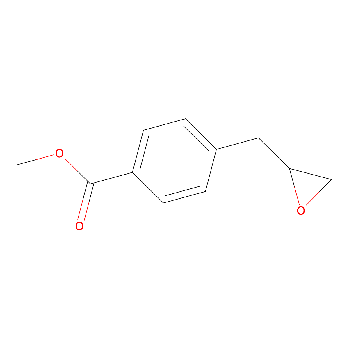 Methyl 4-[(oxiran-2-yl)methyl]benzoate molecular structure, CAS 49574-52-9