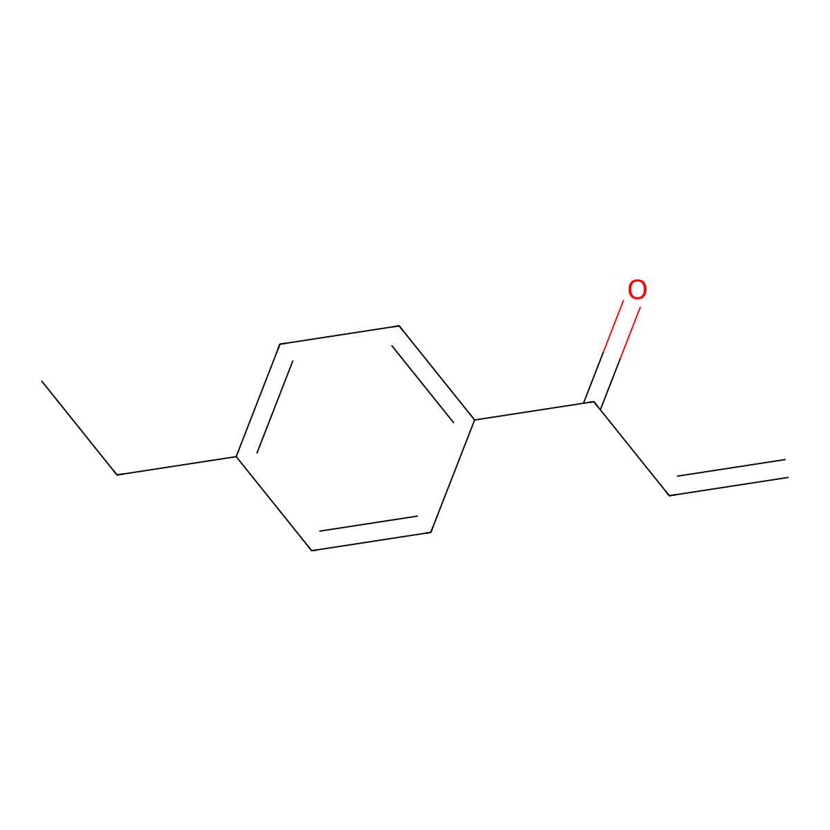 1-(4-Ethylphenyl)prop-2-en-1-one molecular structure, CAS 49594-80-1