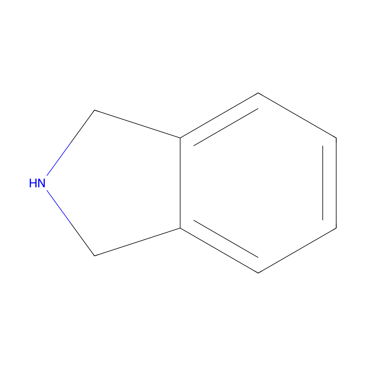 Isoindoline molecular structure, CAS 496-12-8