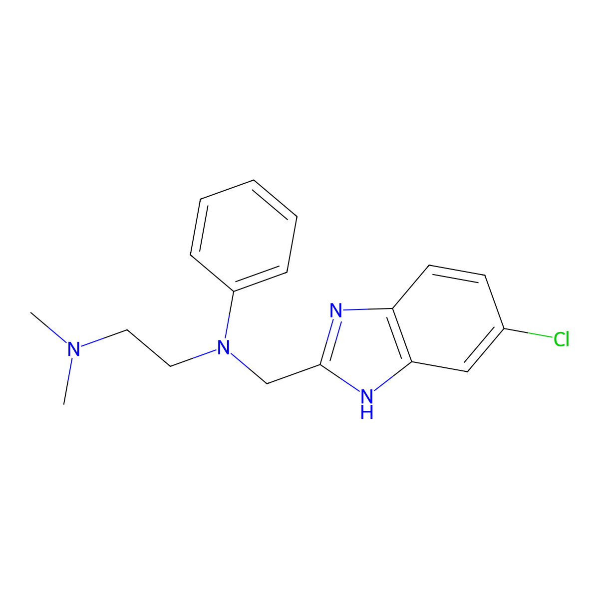 Midamaline molecular structure, CAS 496-38-8