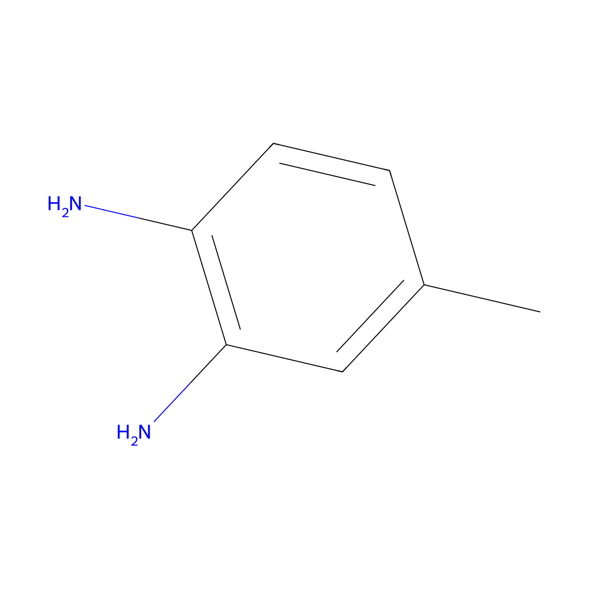 3,4-Diaminotoluene molecular structure, CAS 496-72-0