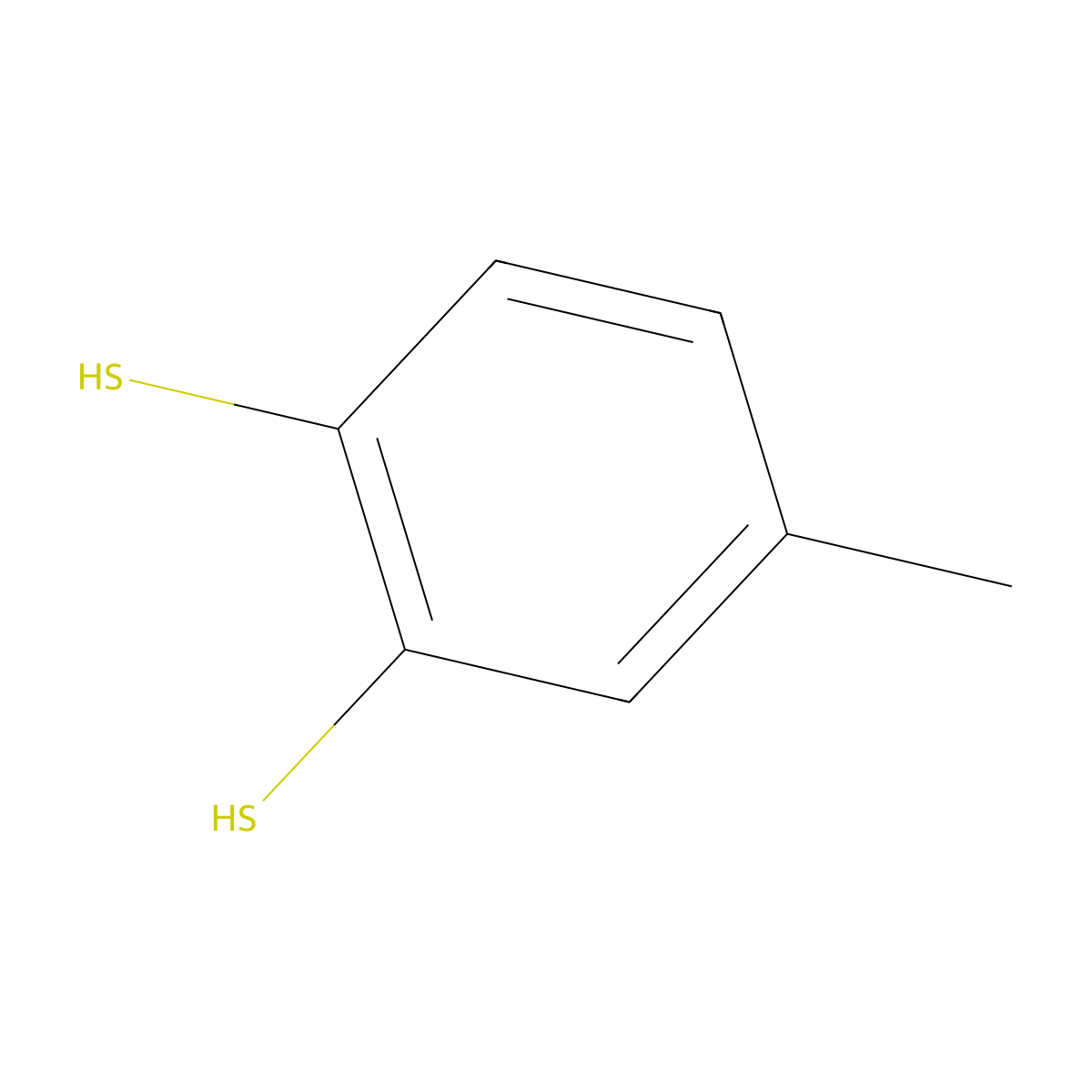 Toluene-3,4-dithiol molecular structure, CAS 496-74-2