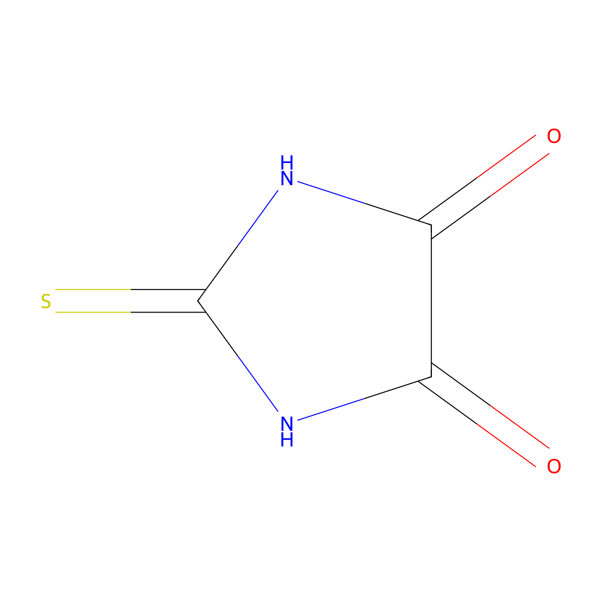 Thioparabanic acid molecular structure, CAS 496-89-9