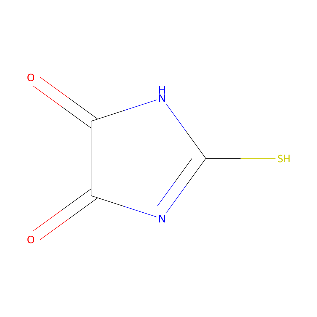 Thioparabanic acid molecular structure, CAS 496-89-9
