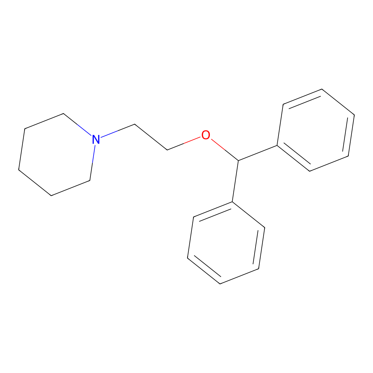 Perastine molecular structure, CAS 4960-10-5