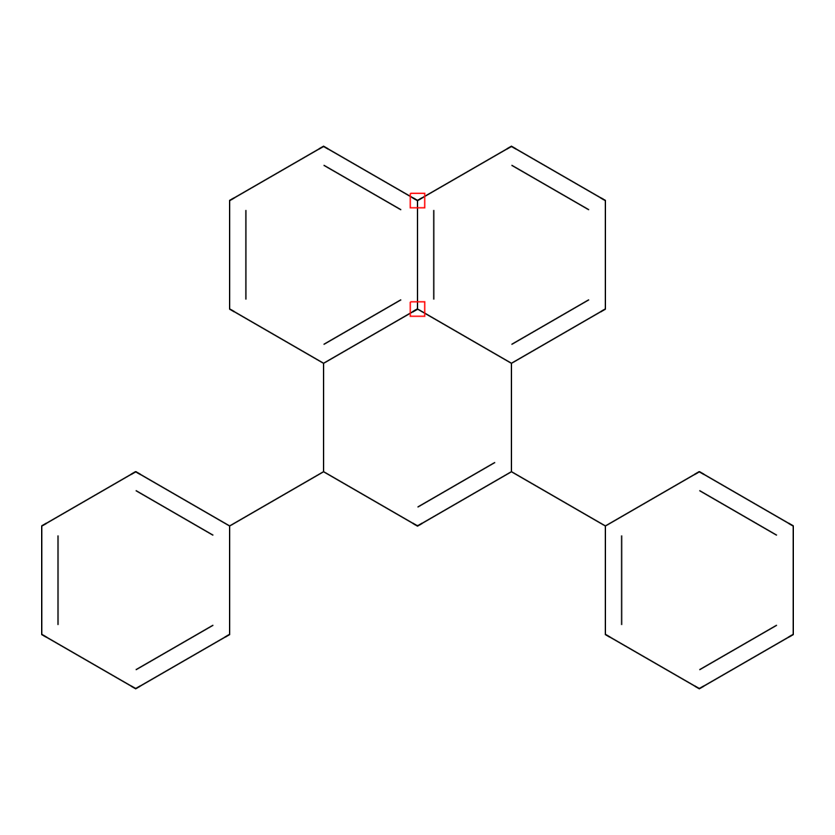 1,1,3,3-Tetraphenyl-1-propene molecular structure, CAS 4960-55-8