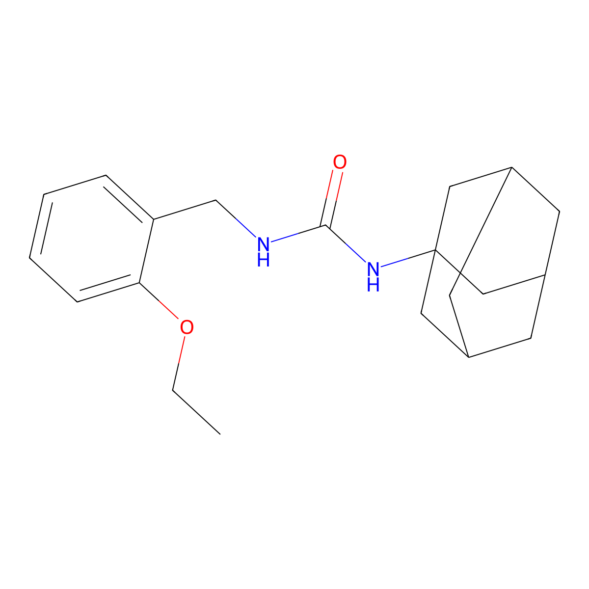 1-(1-Adamantyl)-3-[(2-ethoxyphenyl)methyl]urea molecular structure, CAS 496016-96-7