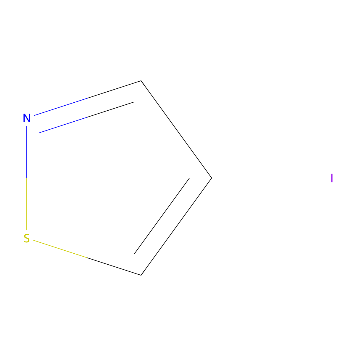 4-Iodo-1,2-thiazole molecular structure, CAS 49602-28-0