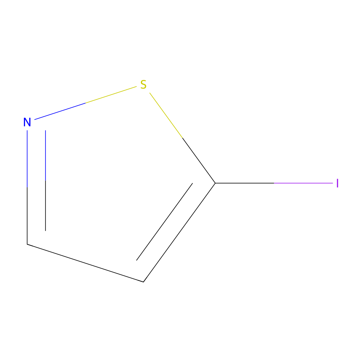 5-Iodoisothiazole molecular structure, CAS 49602-30-4