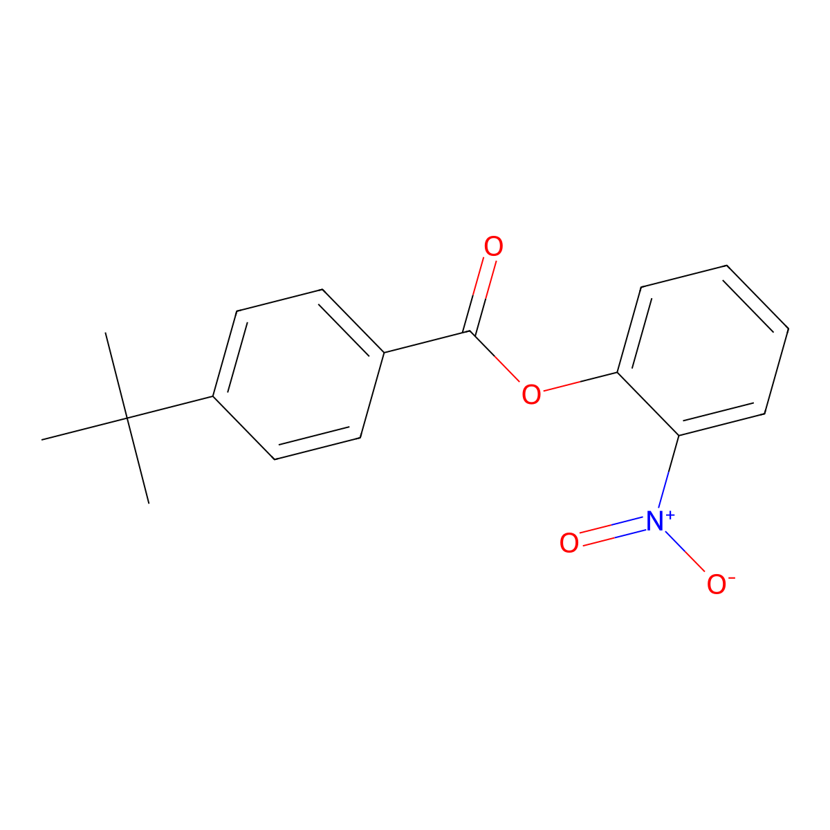 2-Nitrophenyl 4-tert-butylbenzoate molecular structure, CAS 496034-13-0