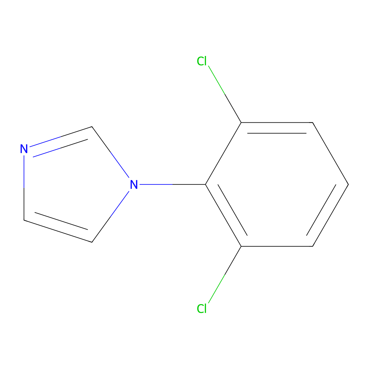 1-(2,6-Dichlorophenyl)-1H-imidazole molecular structure, CAS 496067-53-9