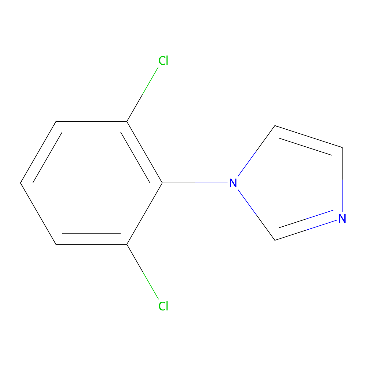1-(2,6-Dichlorophenyl)-1H-imidazole molecular structure, CAS 496067-53-9