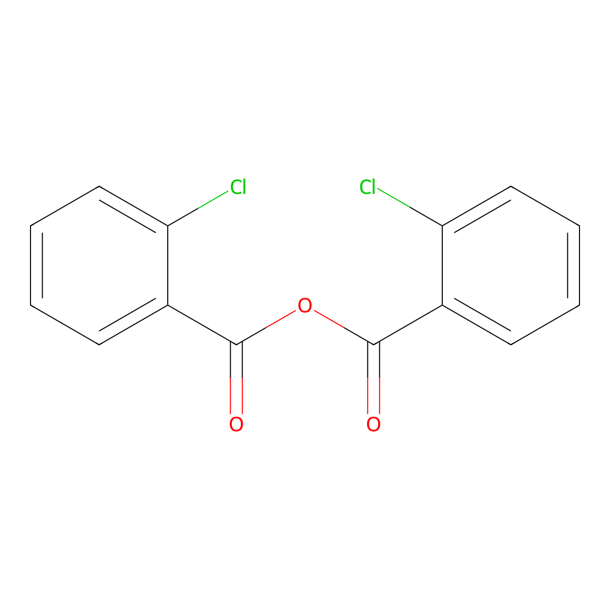 2-Chlorobenzoic anhydride molecular structure, CAS 49619-43-4
