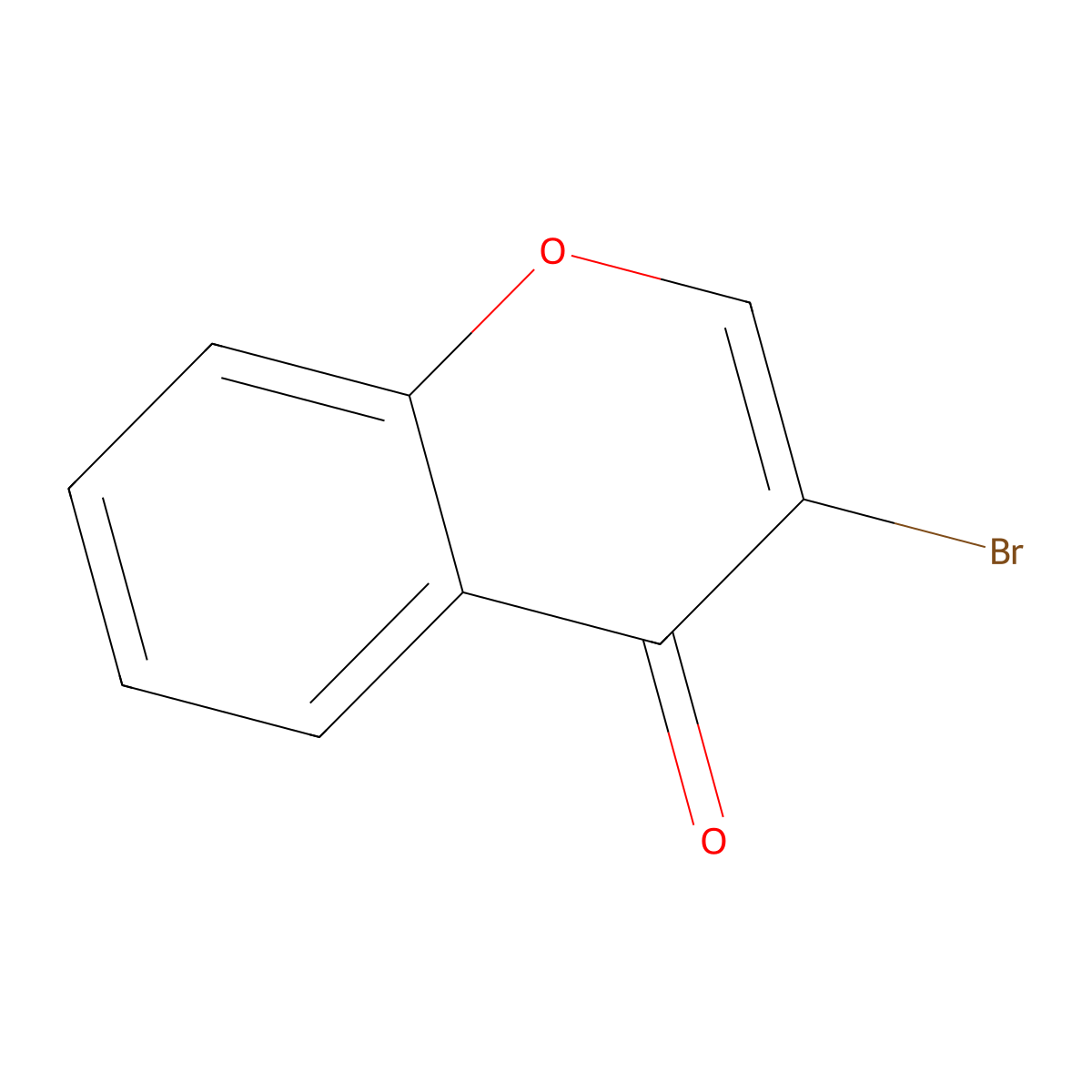 3-Bromochromone molecular structure, CAS 49619-82-1