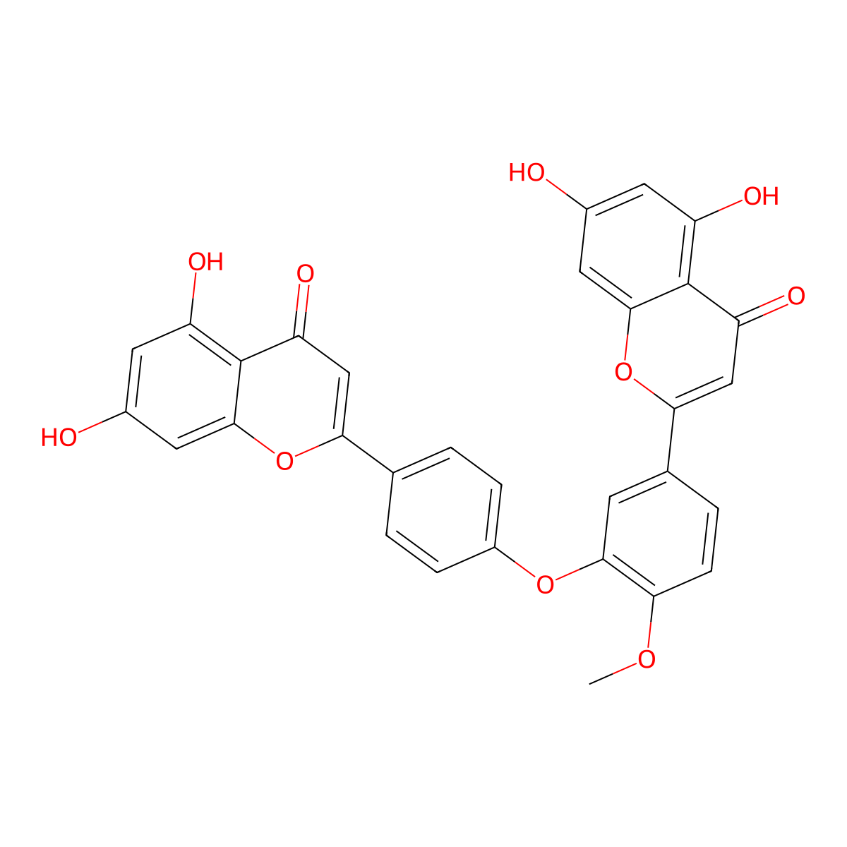 4'-O-Methylochnaflavone molecular structure, CAS 49619-87-6