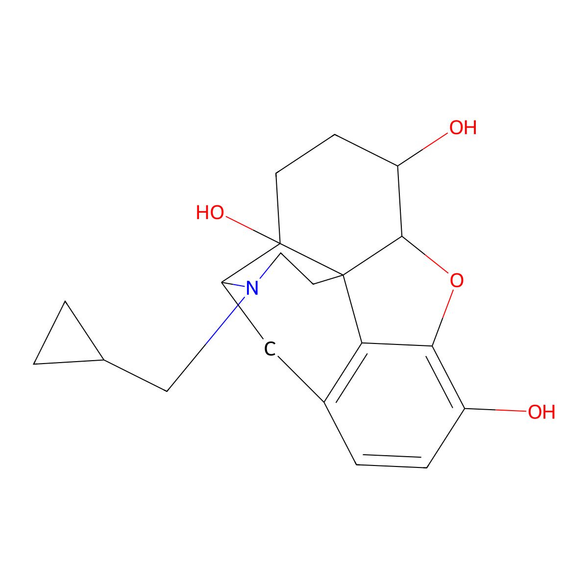 6beta-Naltrexol molecular structure, CAS 49625-89-0