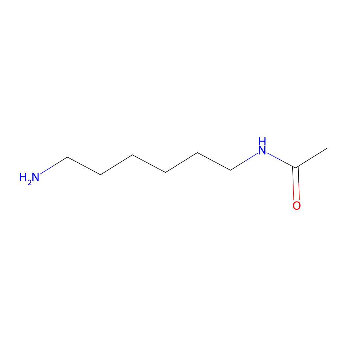 N-Acetyl-1,6-diaminohexane molecular structure, CAS 49631-88-1